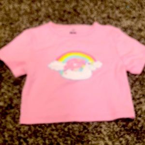 Care Bears pink crop top
